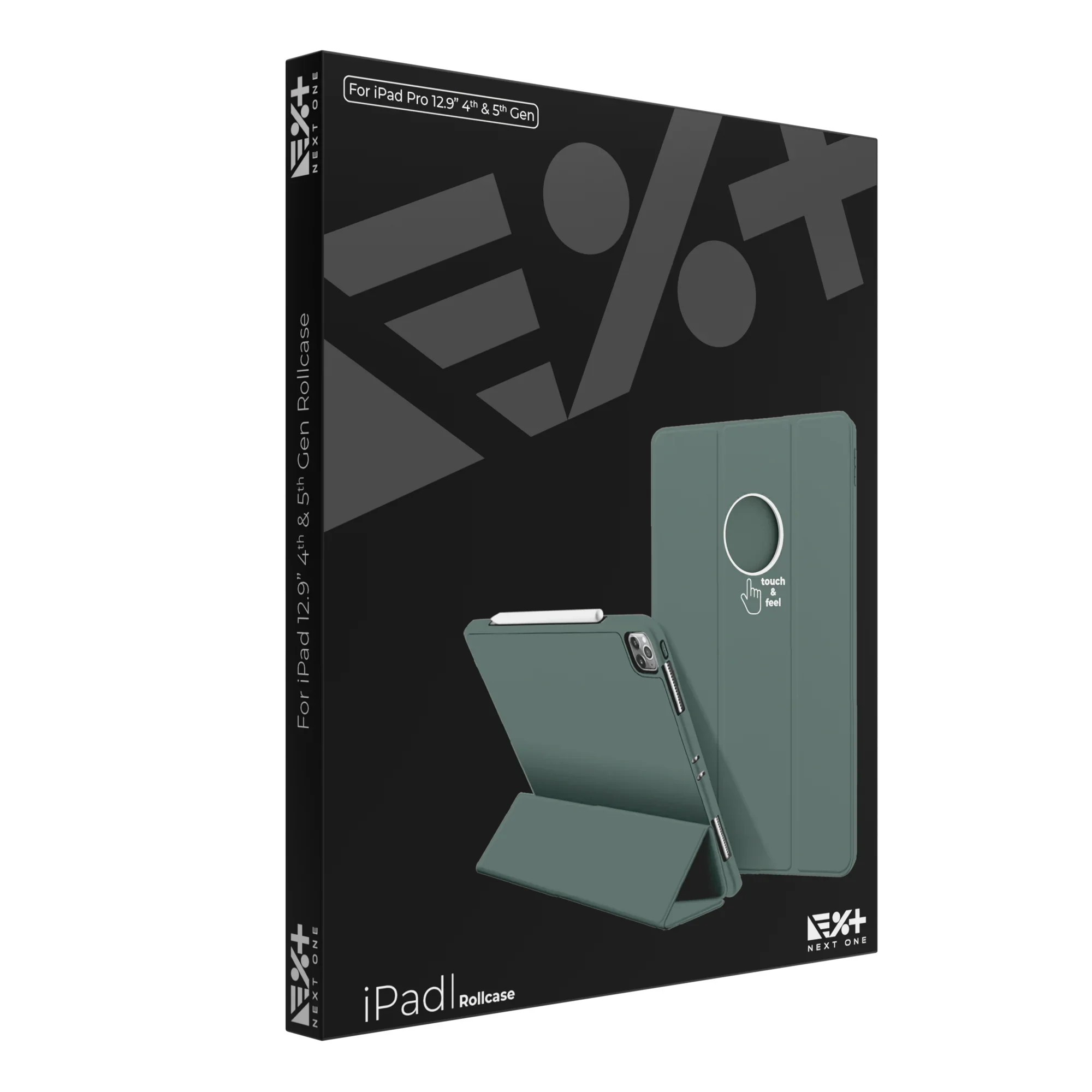 Husa de protectie NOA Rollcase pentru iPad 12.9-inch, Verde - Image 9