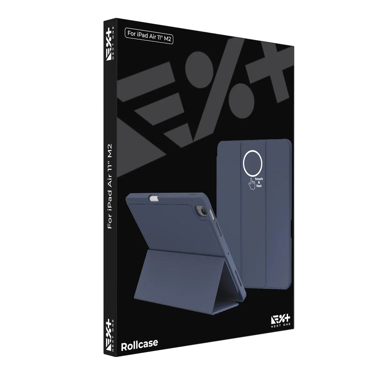 Husa de protectie NOA Rollcase pentru iPad Air 11" M2, cu suport pentru stilou, Albastru - Image 3