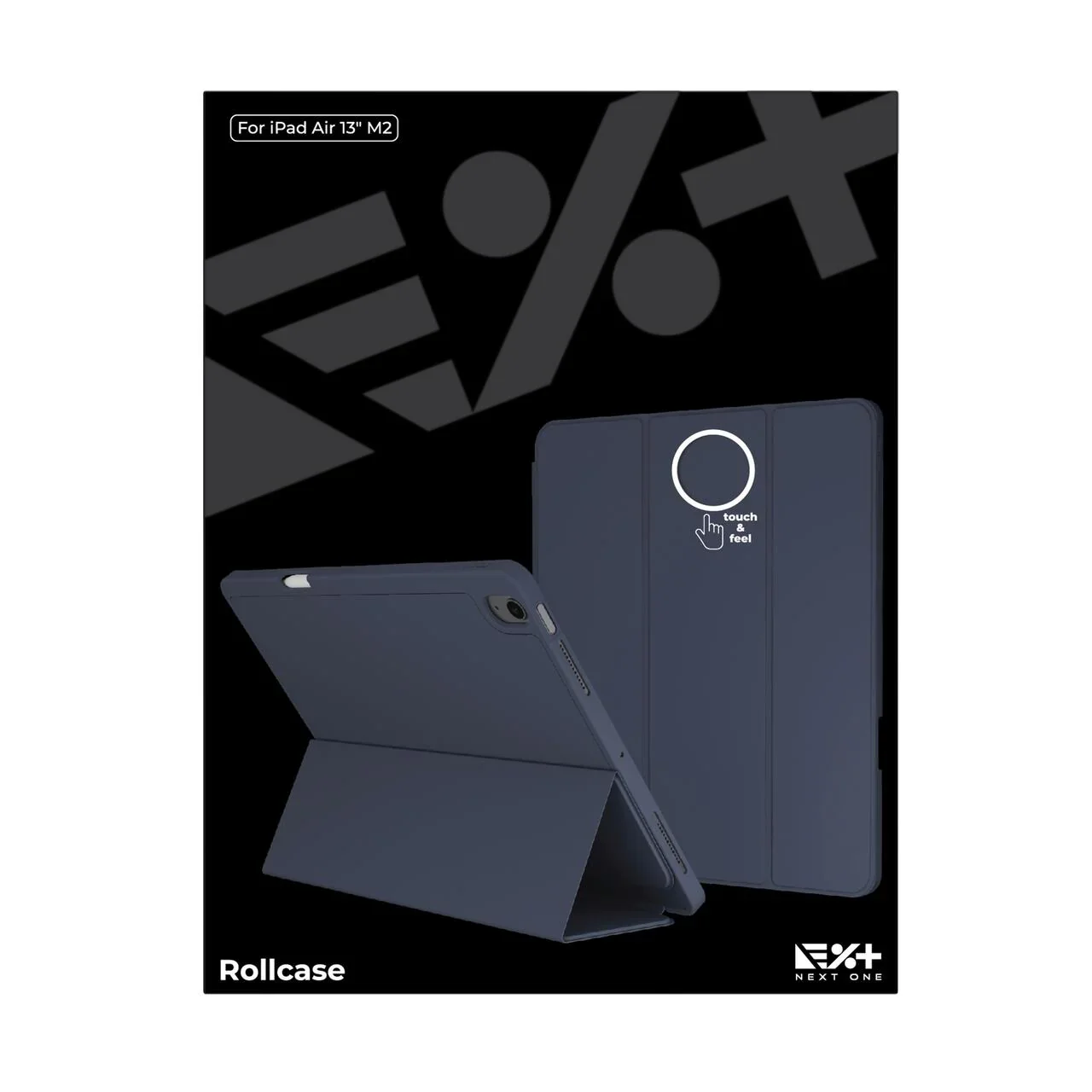 Husa de protectie NOA Rollcase pentru iPad Air 13" M2, cu suport pentru stilou, Albastru - Image 2