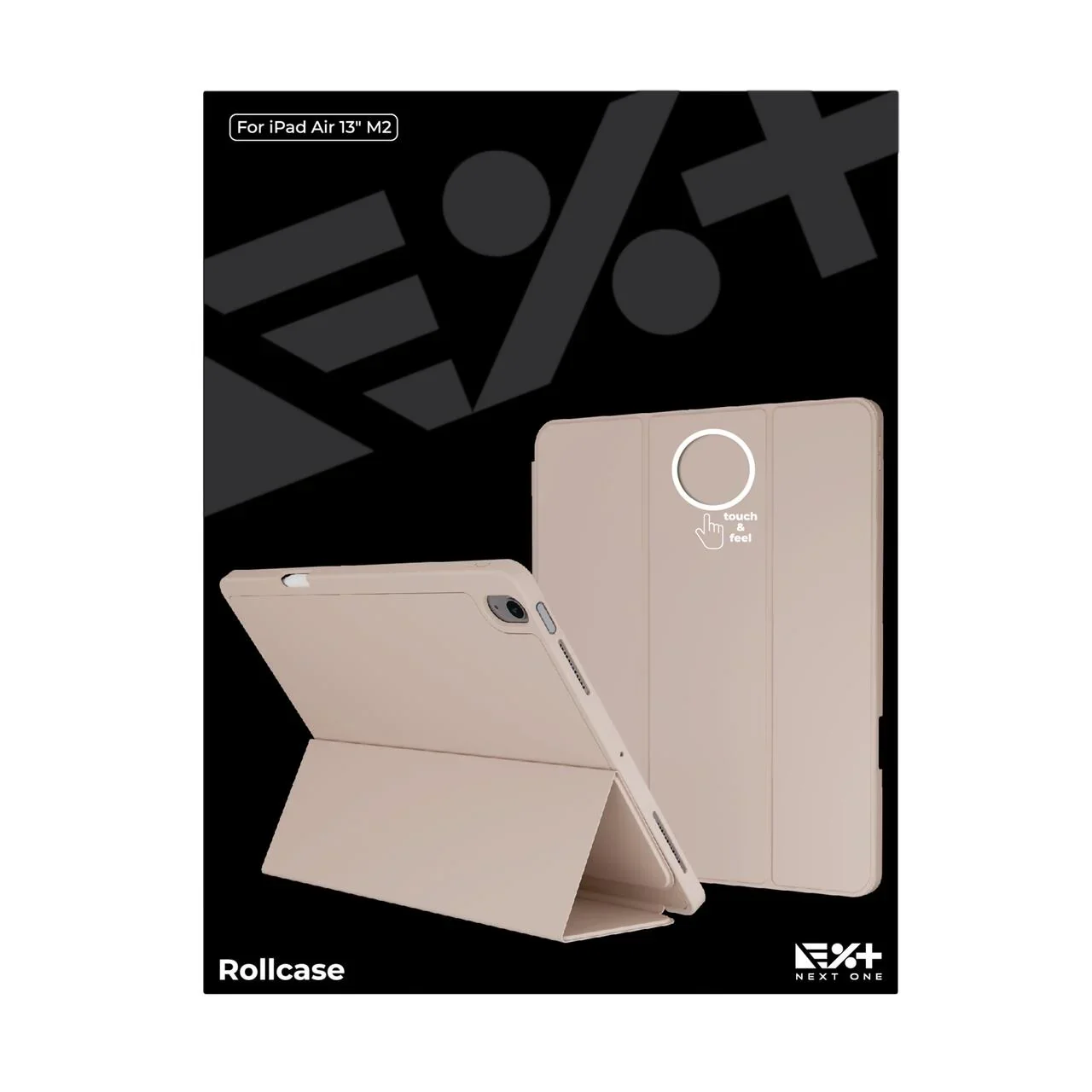 Husa de protectie NOA Rollcase pentru iPad Air 13" M2, cu suport pentru stilou, Roz - Image 2