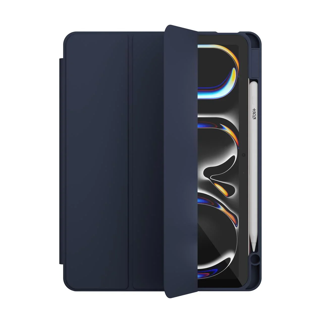 Husa de protectie NOA Rollcase pentru iPad Pro 11" M4, cu suport pentru stilou, Albastru - Image 2