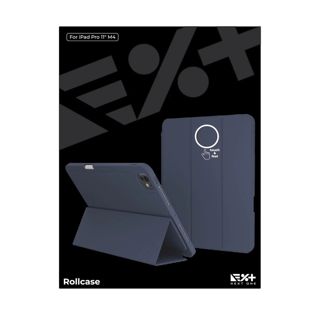 Husa de protectie NOA Rollcase pentru iPad Pro 11" M4, cu suport pentru stilou, Albastru - Image 9