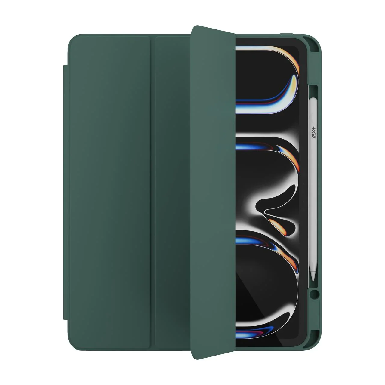 Husa de protectie NOA Rollcase pentru iPad Pro 13" M4, cu suport pentru stilou, Verde - Image 2