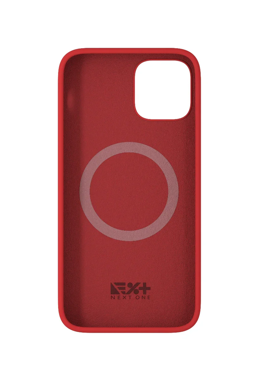 Husa de protectie NOA Silicon Case MagSafe pentru iPhone 12 Pro Max, Rosu - Image 4