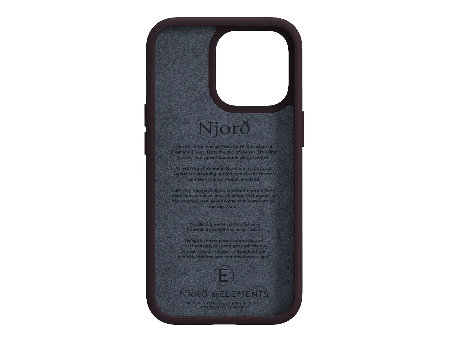 Husa de protectie Njord Eldur pentru iPhone 13 Pro, Purple - Image 4