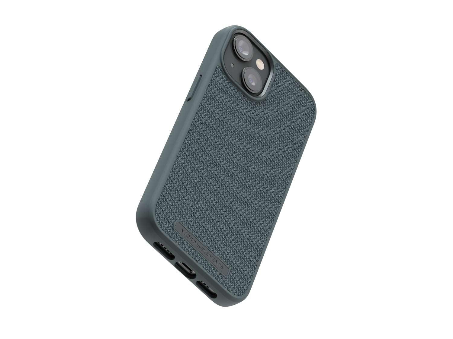 Husa de protectie Njord Fabric Tonal pentru iPhone 14 Plus, Dark Grey - Image 4