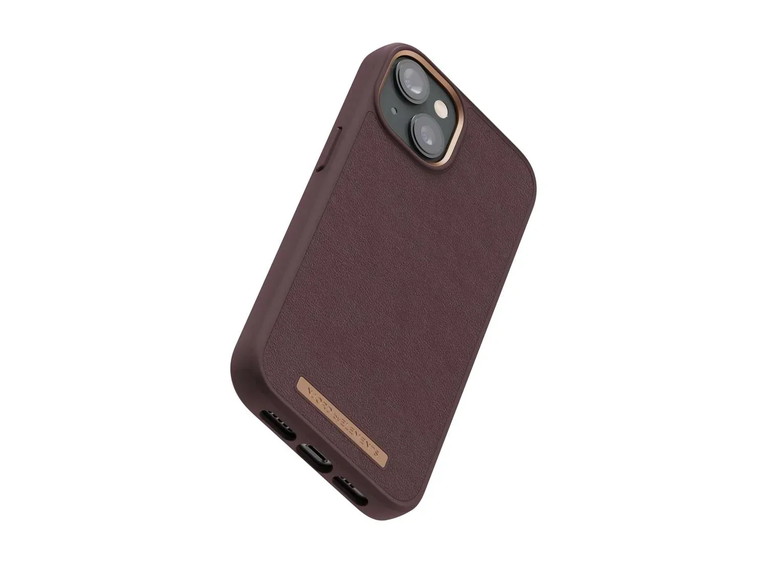 Husa de protectie Njord Genuine pentru iPhone 14 Plus, Piele, Maro - Image 4