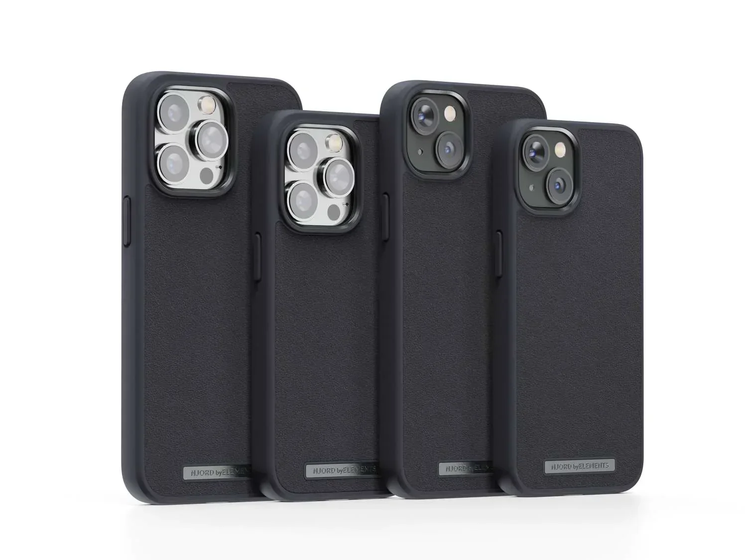 Husa de protectie Njord Genuine pentru iPhone 14 Plus, Piele, Negru - Image 5
