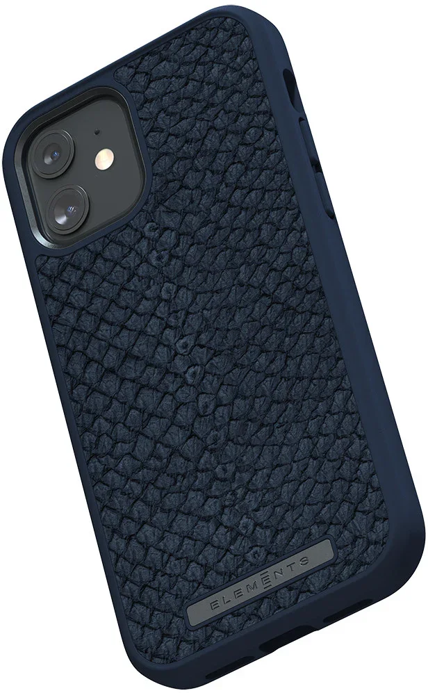 Husa de protectie Njord pentru iPhone 12 / iPhone 12 Pro, Piele, Albastru - Image 5