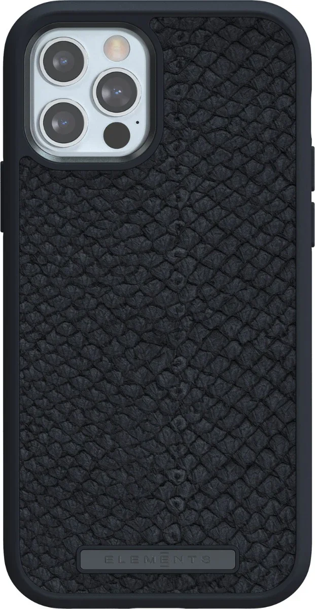 Husa de protectie Njord pentru iPhone 12 / iPhone 12 Pro, Piele, Negru - Image 2