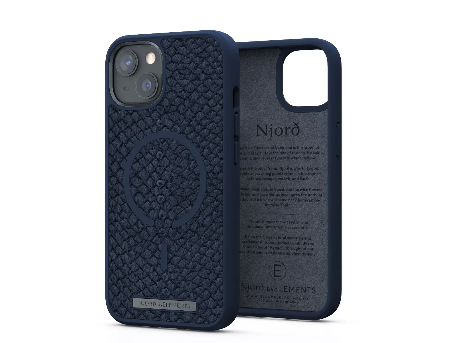 Husa de protectie Njord Vatn pentru iPhone 13, Blue