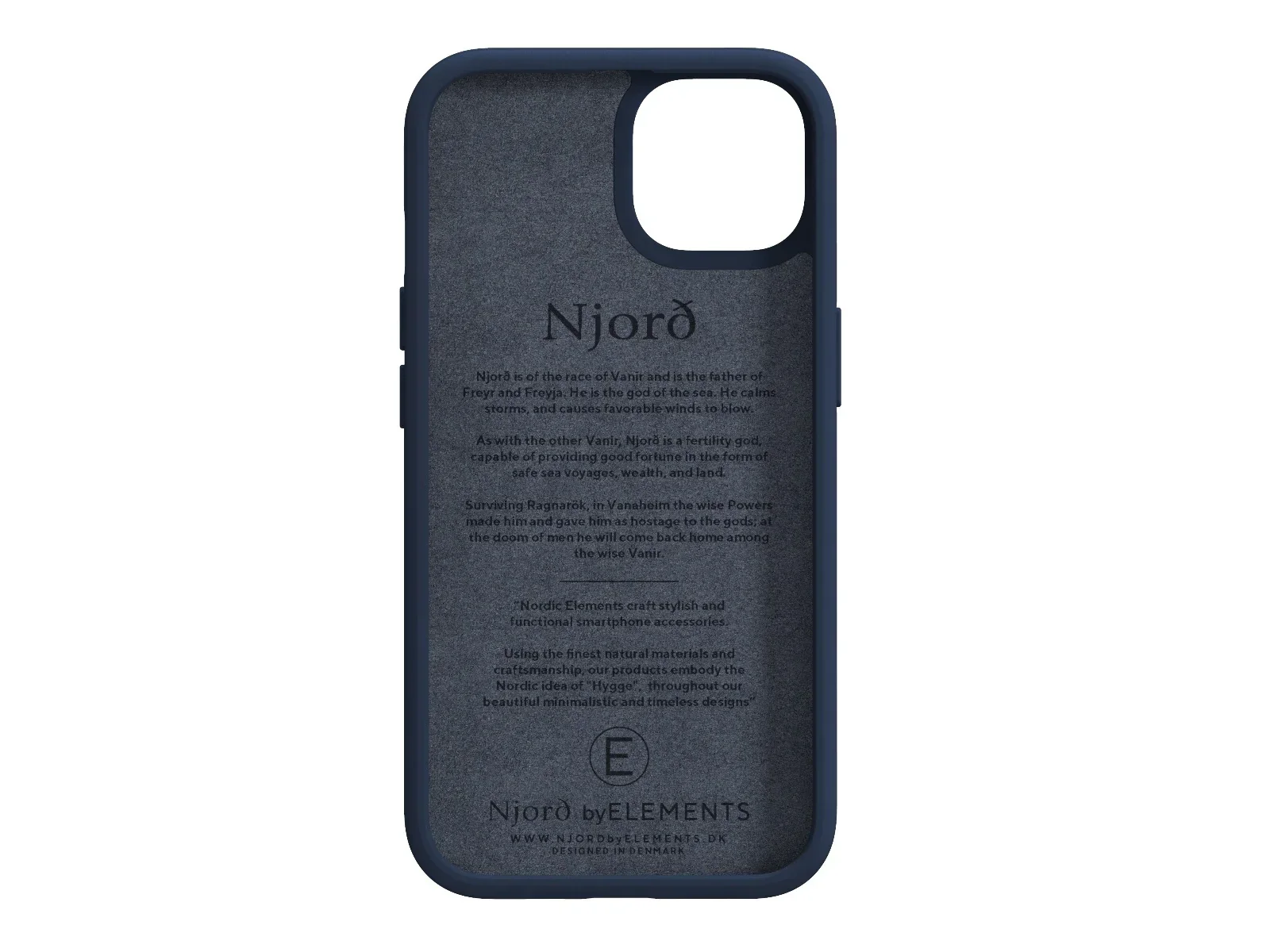 Husa de protectie Njord Vatn pentru iPhone 13, Blue - Image 4