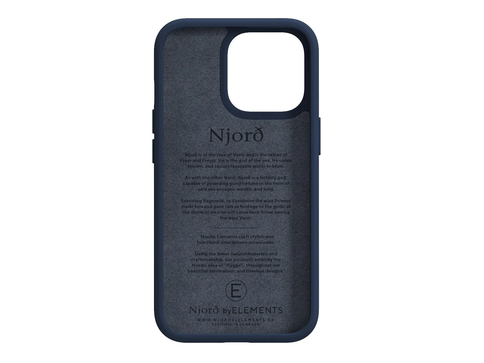 Husa de protectie Njord Vatn pentru iPhone 13 Pro, Blue - Image 4
