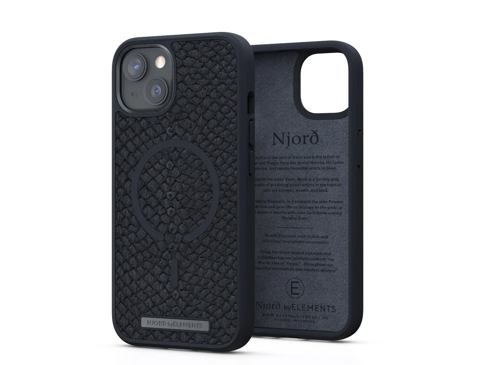 Husa de protectie Njord Vindur pentru iPhone 13, Grey