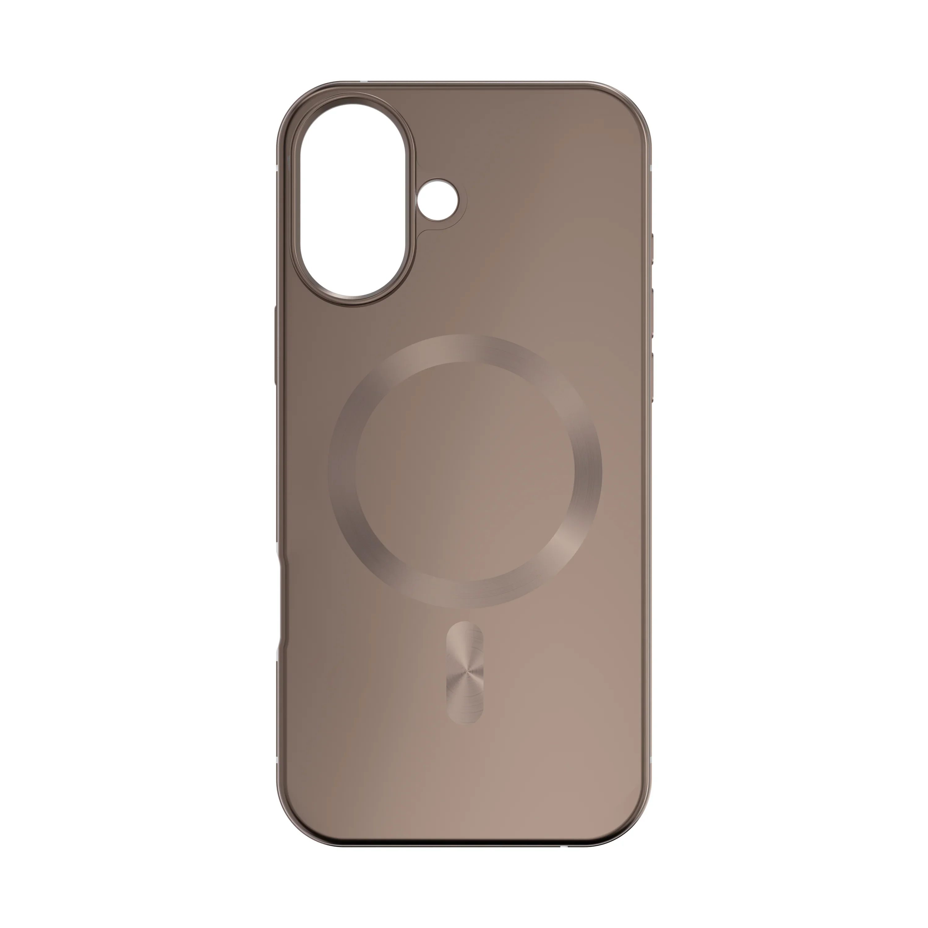 Husa de protectie NOA Hibrid pentru iPhone 17, MagSafe, Roz Cupru