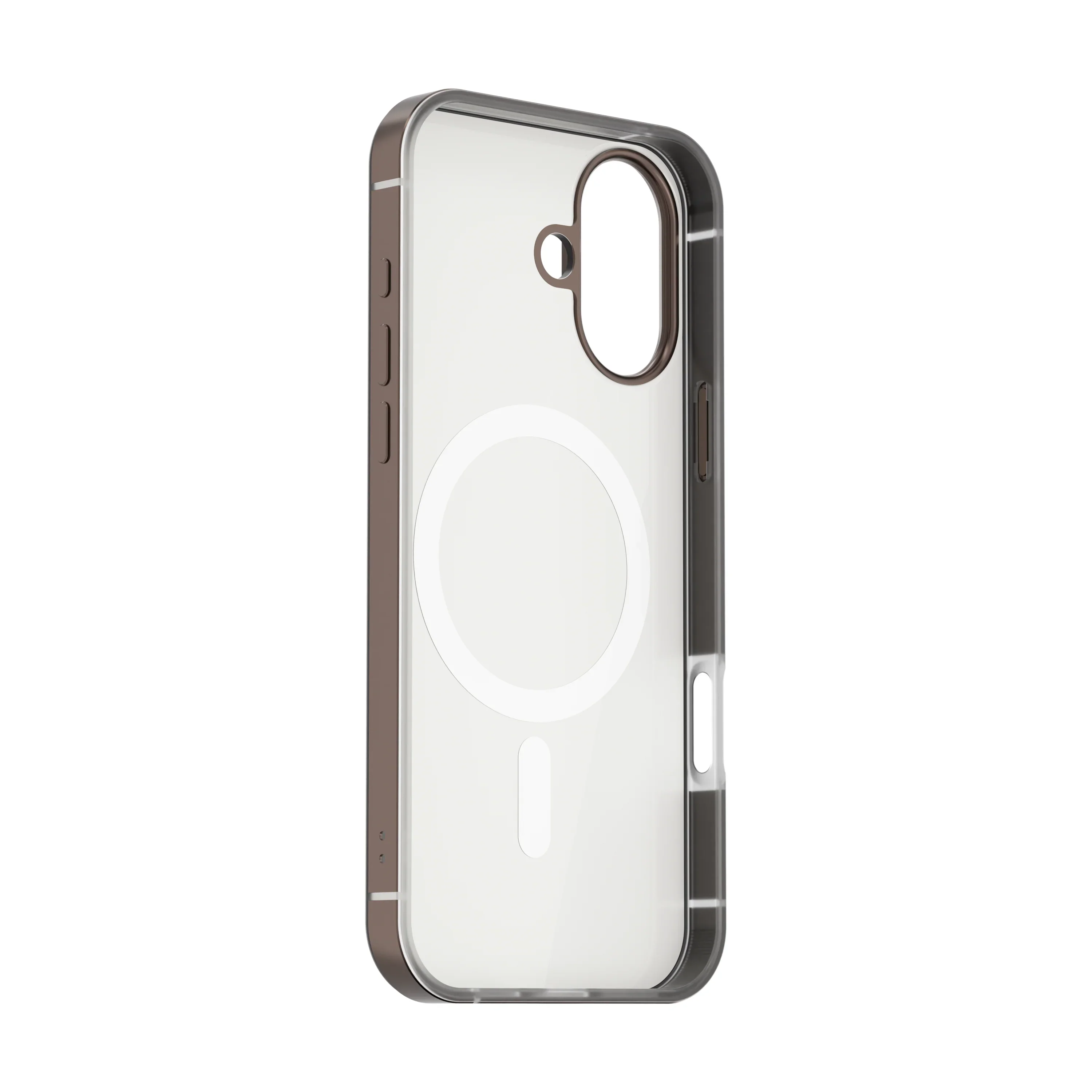 Husa de protectie NOA Hibrid pentru iPhone 17, MagSafe, Roz Cupru - Image 4