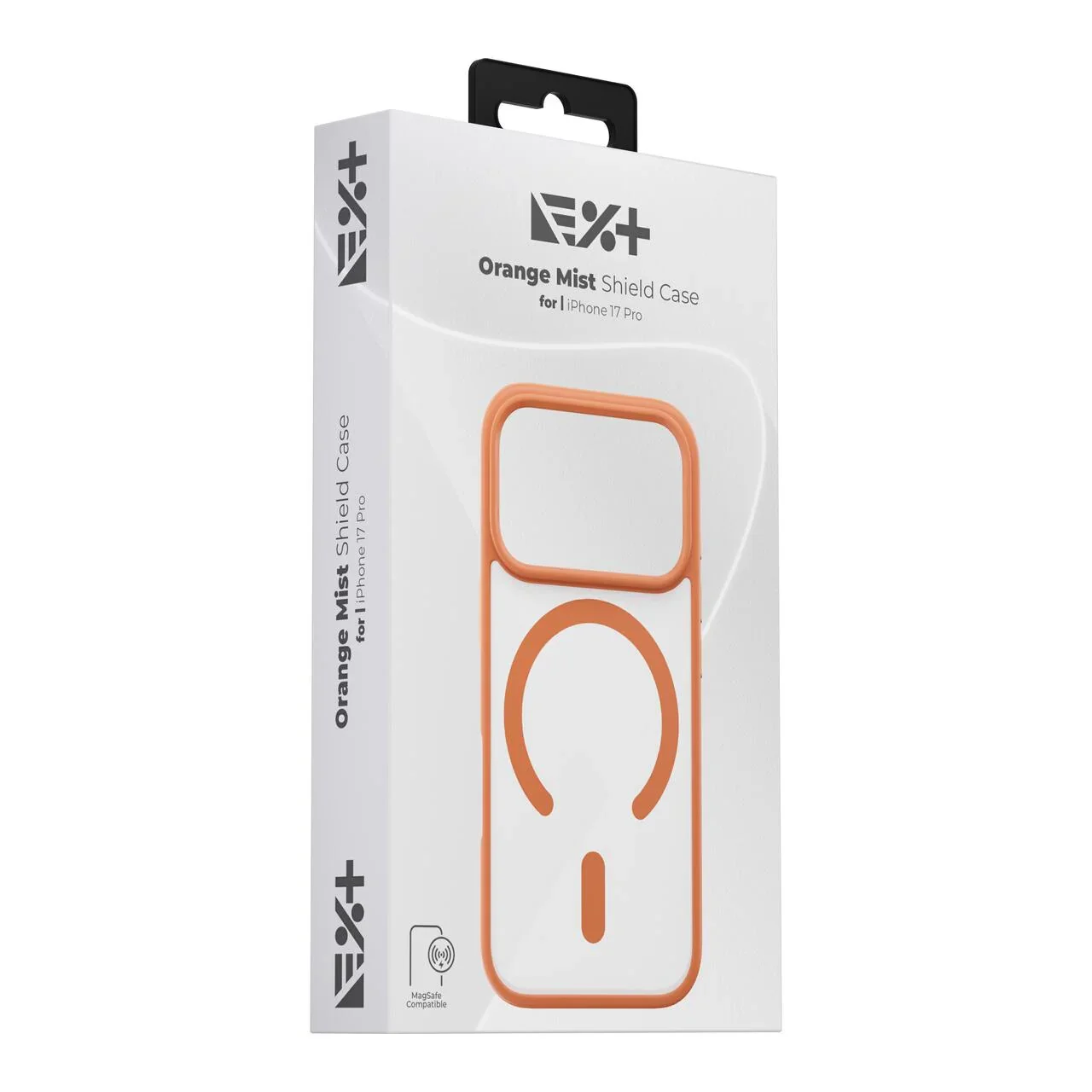 Husa de protectie NOA Mist Shield cu MagSafe pentru iPhone 17 Pro, Portocaliu - Image 3