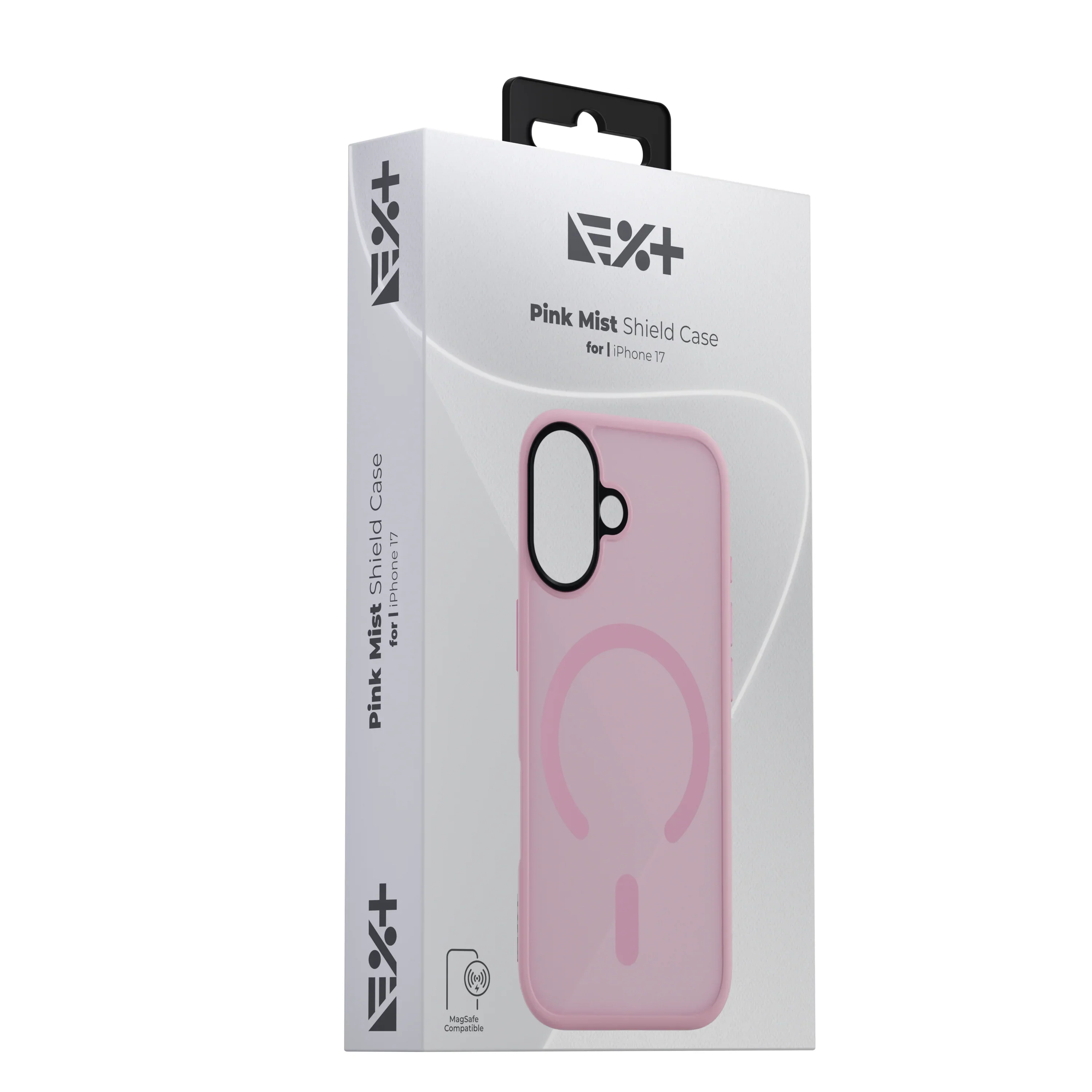 Husa de protectie NOA Mist Shield cu MagSafe pentru iPhone 17, Roz - Image 3