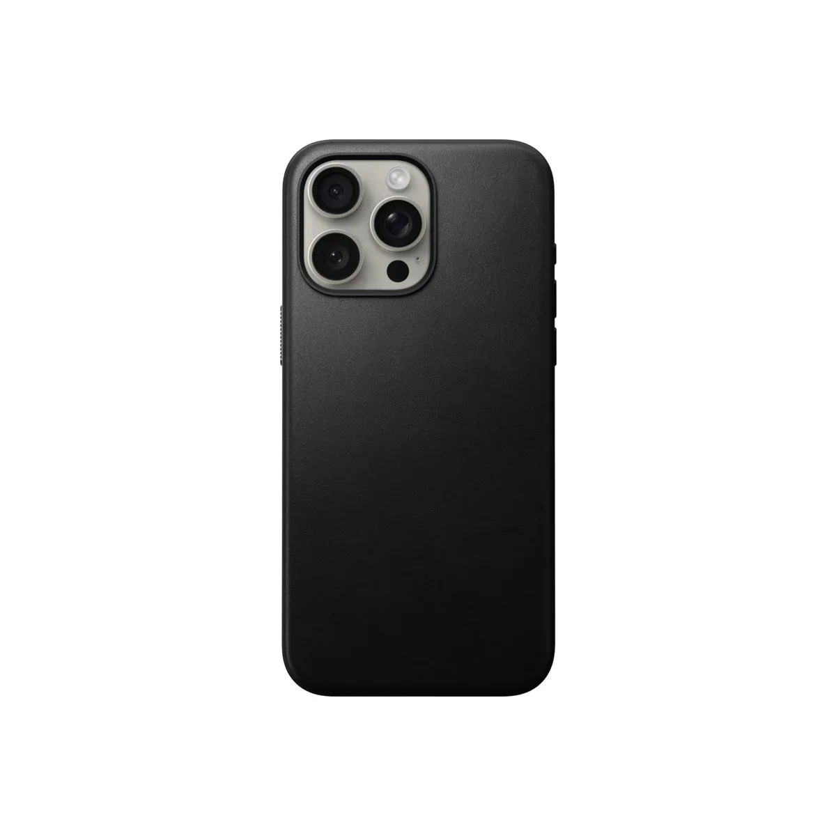 Husa de protectie Nomad Modern pentru iPhone 15 Pro Max, Piele, Negru