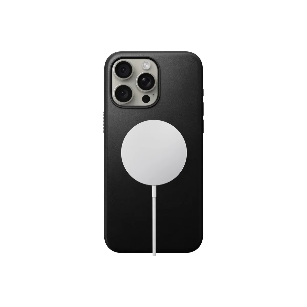 Husa de protectie Nomad Modern pentru iPhone 15 Pro Max, Piele, Negru - Image 2