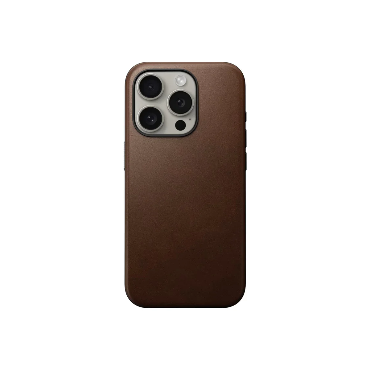 Husa de protectie Nomad Modern pentru iPhone 15 Pro, Piele, Maro