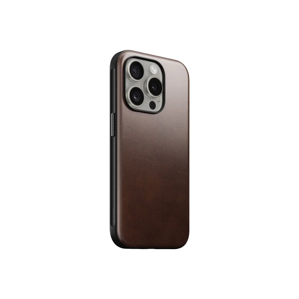 Husa de protectie Nomad Modern pentru iPhone 15 Pro, Piele, Maro - Image 5