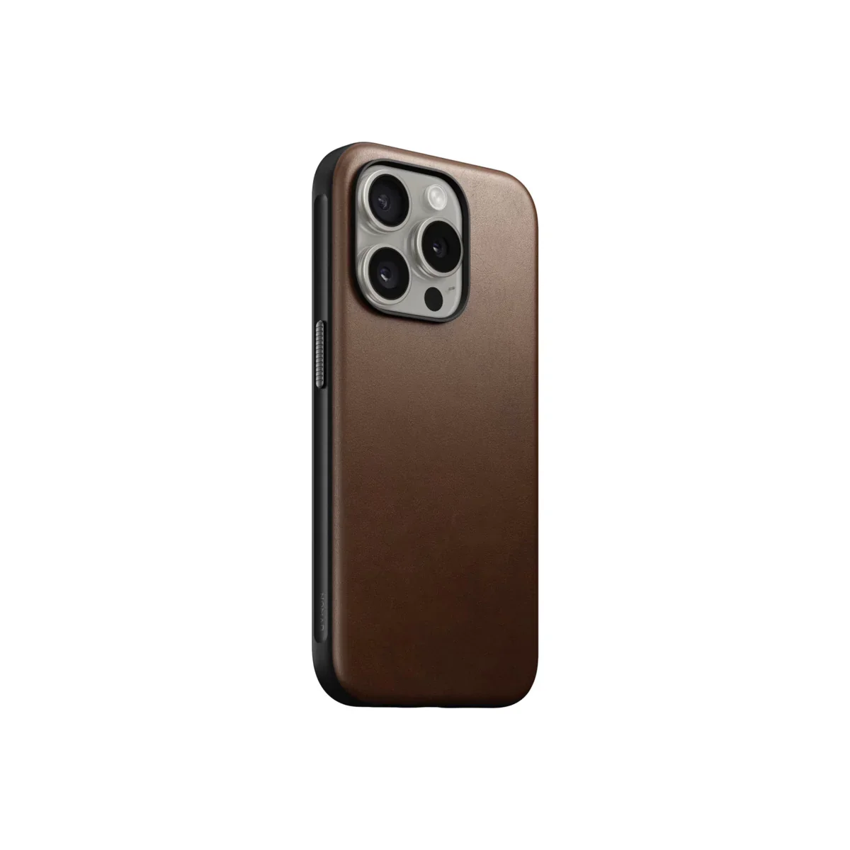 Husa de protectie Nomad Modern pentru iPhone 15 Pro, Piele, Maro - Image 6