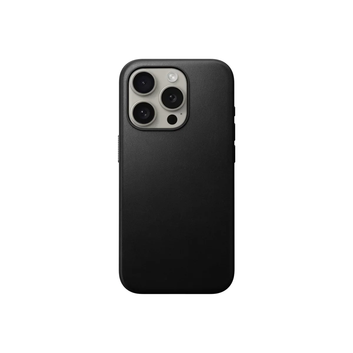 Husa de protectie Nomad Modern pentru iPhone 15 Pro, Piele, Negru