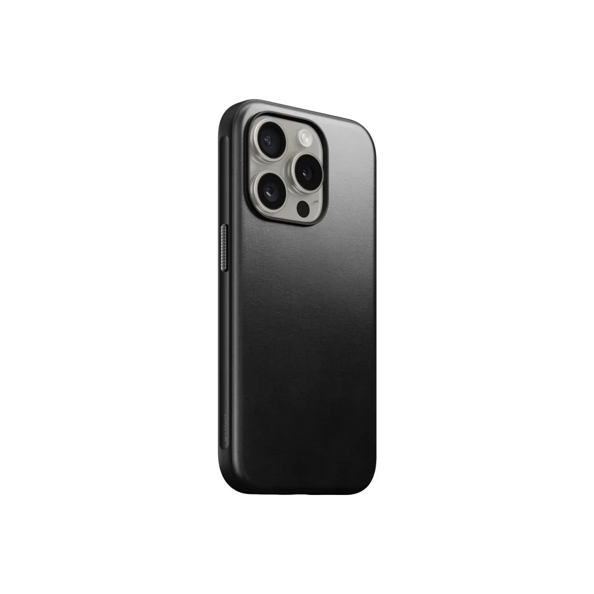 Husa de protectie Nomad Modern pentru iPhone 15 Pro, Piele, Negru - Image 3