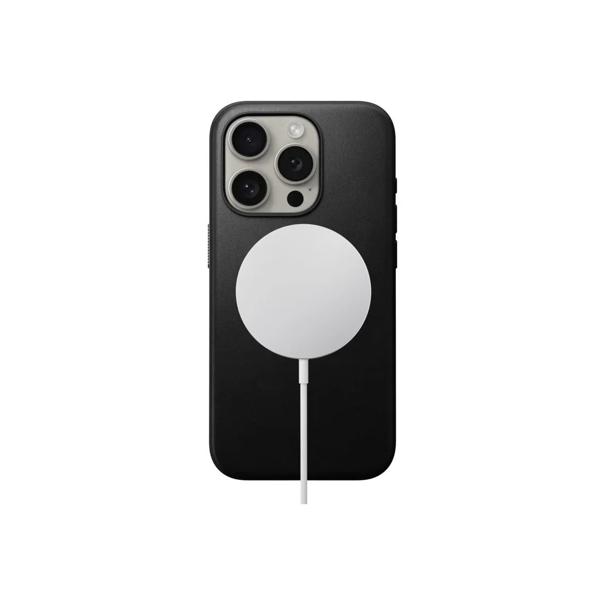 Husa de protectie Nomad Modern pentru iPhone 15 Pro, Piele, Negru - Image 5