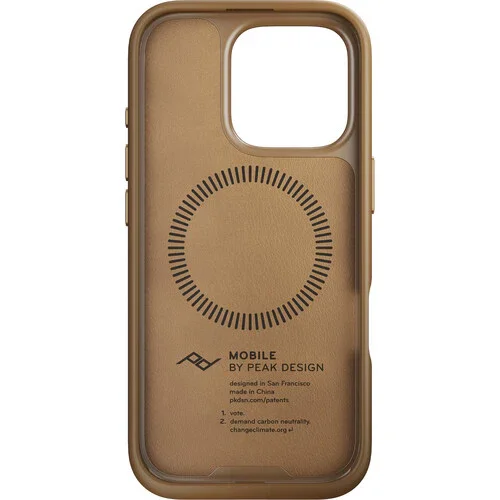 Husa de protectie Peak Design Everyday Case pentru iPhone 16 Pro, Maro - Image 5