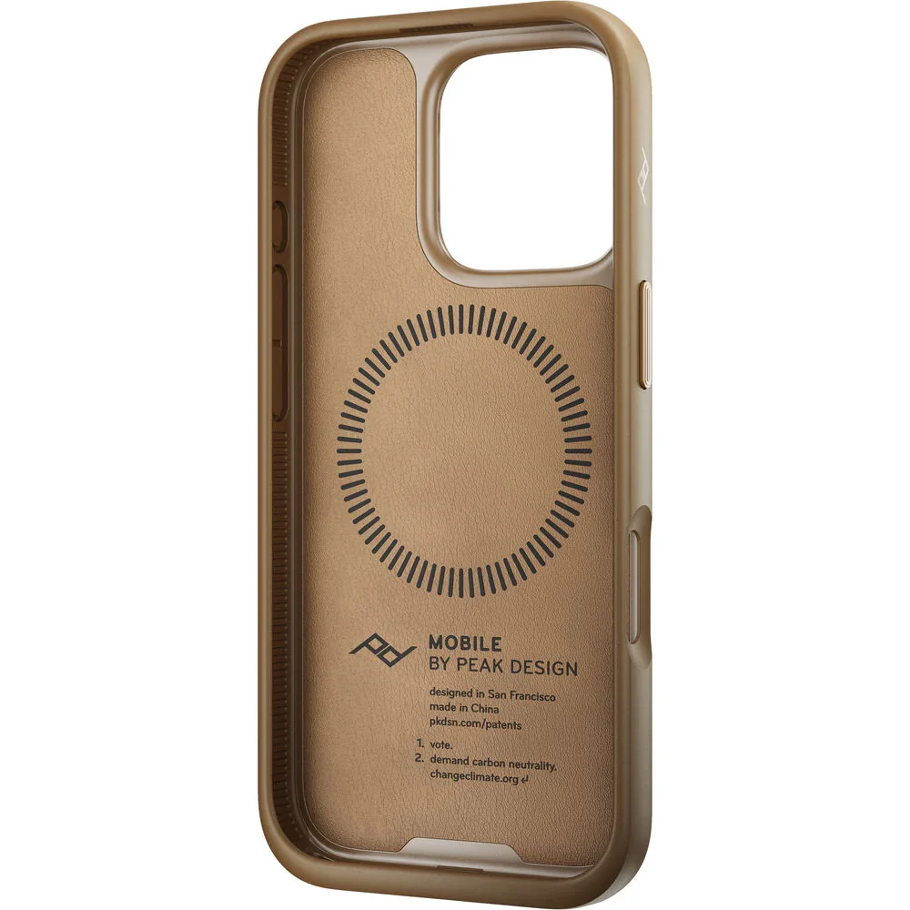 Husa de protectie Peak Design Everyday Case pentru iPhone 16 Pro, Maro - Image 6