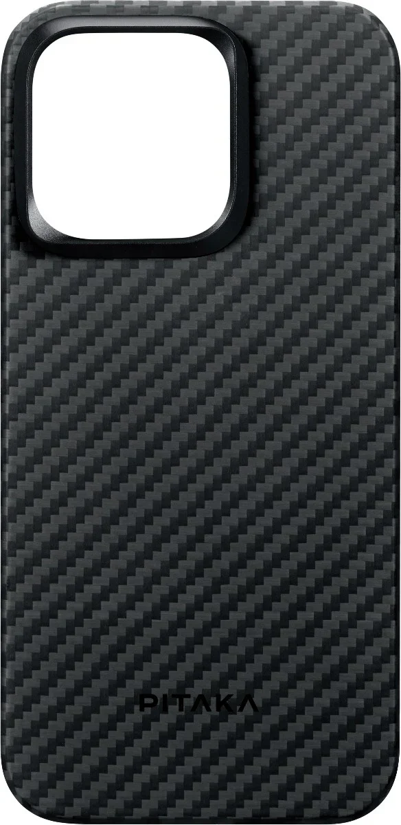 Husa de protectie Pitaka MagEZ 4 1500D cu MagSafe pentru iPhone 15 Pro, Negru
