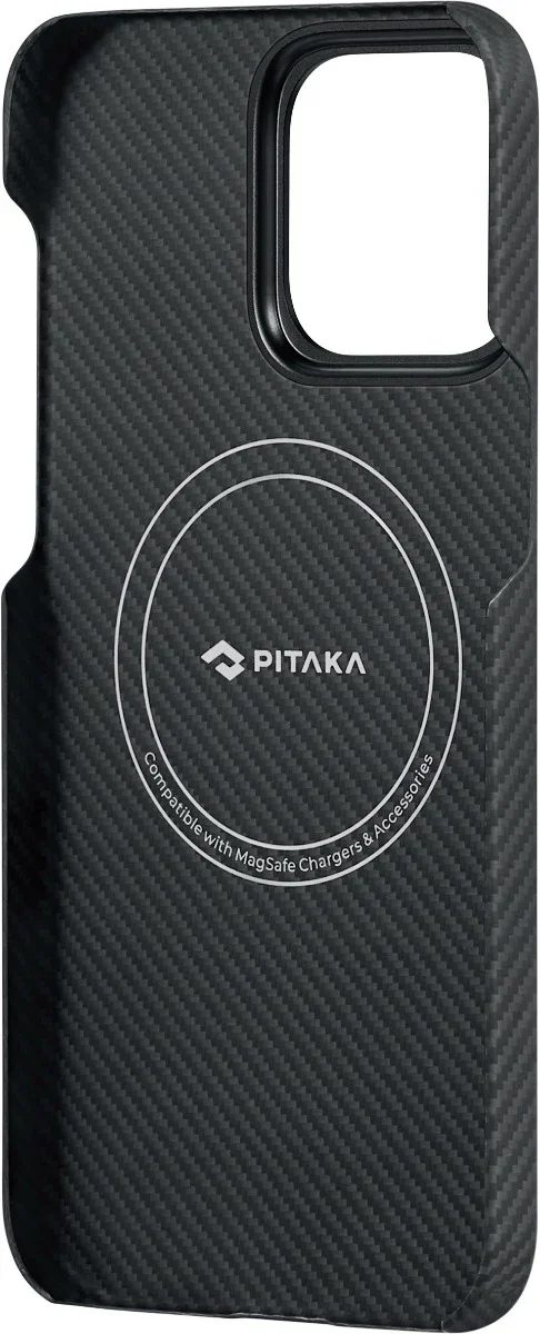 Husa de protectie Pitaka MagEZ 4 600D cu MagSafe pentru iPhone 15 Pro, Negru - Image 5