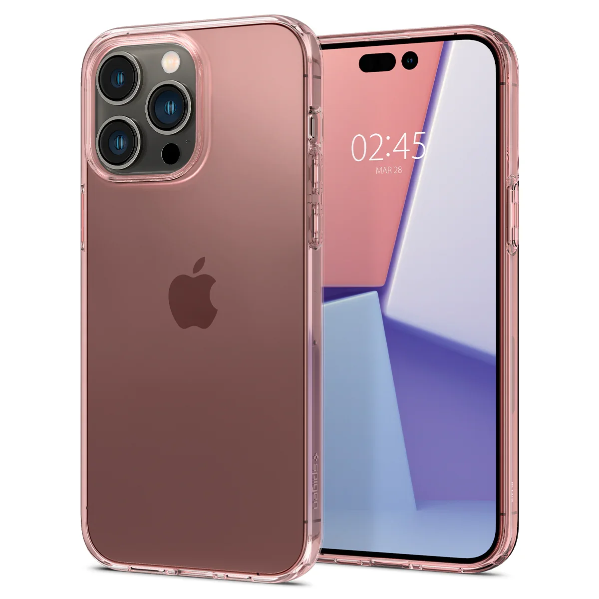 Husa de protectie Spigen Crystal Flex pentru iPhone 14 Pro Max, Rose Crystal - Image 7