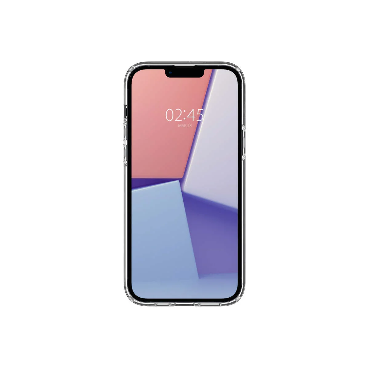 Husa de protectie Spigen Crystal Hybrid pentru iPhone 14, Alb Transparent - Image 4