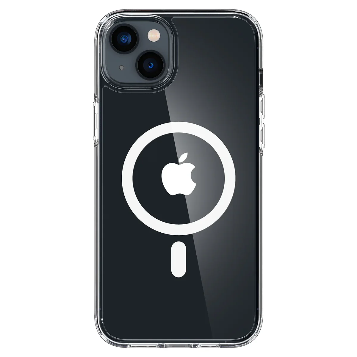 Husa de protectie Spigen Crystal Hybrid pentru iPhone 14, Alb Transparent - Image 8