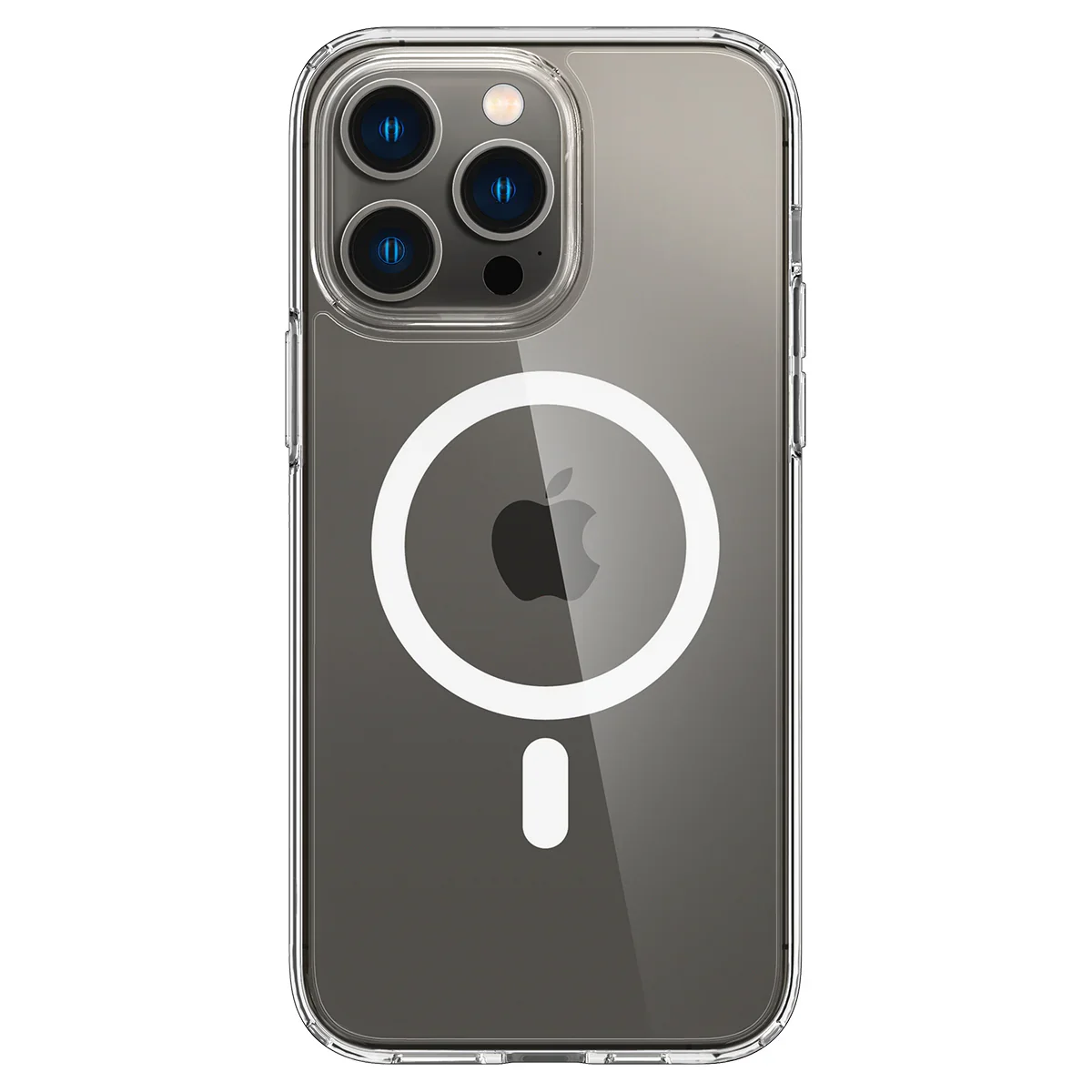 Husa de protectie Spigen Crystal Hybrid pentru iPhone 14 Pro Max, Alb Transparent - Image 6