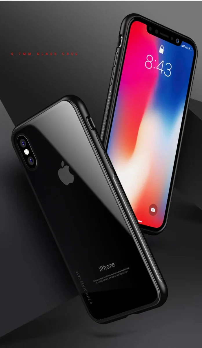Husa de protectie sticla Epico pentru iPhone XR, Transparent - Image 3