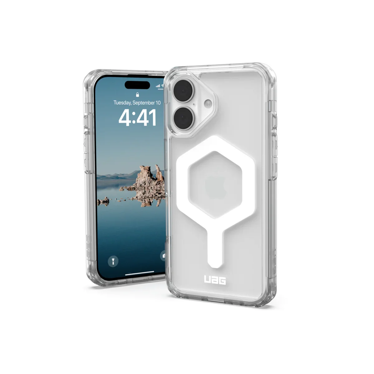 Husa de protectie UAG Plyo pentru iPhone 16, Negru, Transparent - Image 11