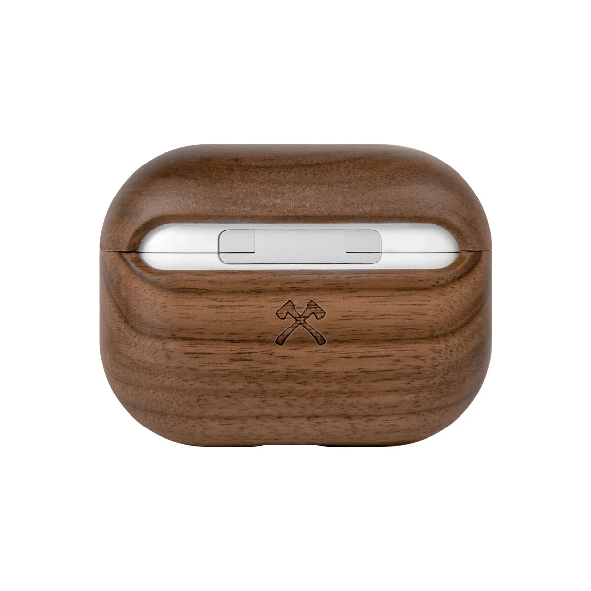 Husa de protectie Woodcessories AirCase Wood pentru AirPods Pro - Walnut Wood - Image 5