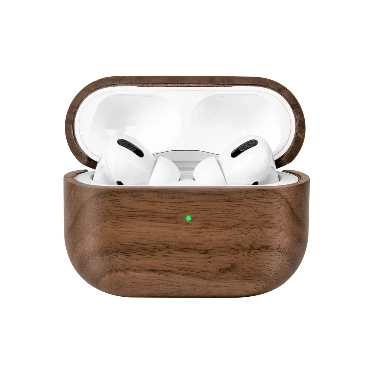 Husa de protectie Woodcessories AirCase Wood pentru AirPods Pro - Walnut Wood - Image 6