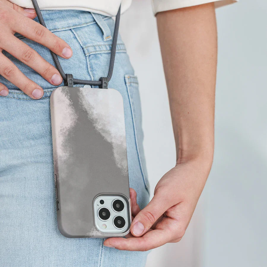 Husa de protectie Woodcessories Change Batik pentru iPhone 13 Pro, Anthracite Grey - Image 2
