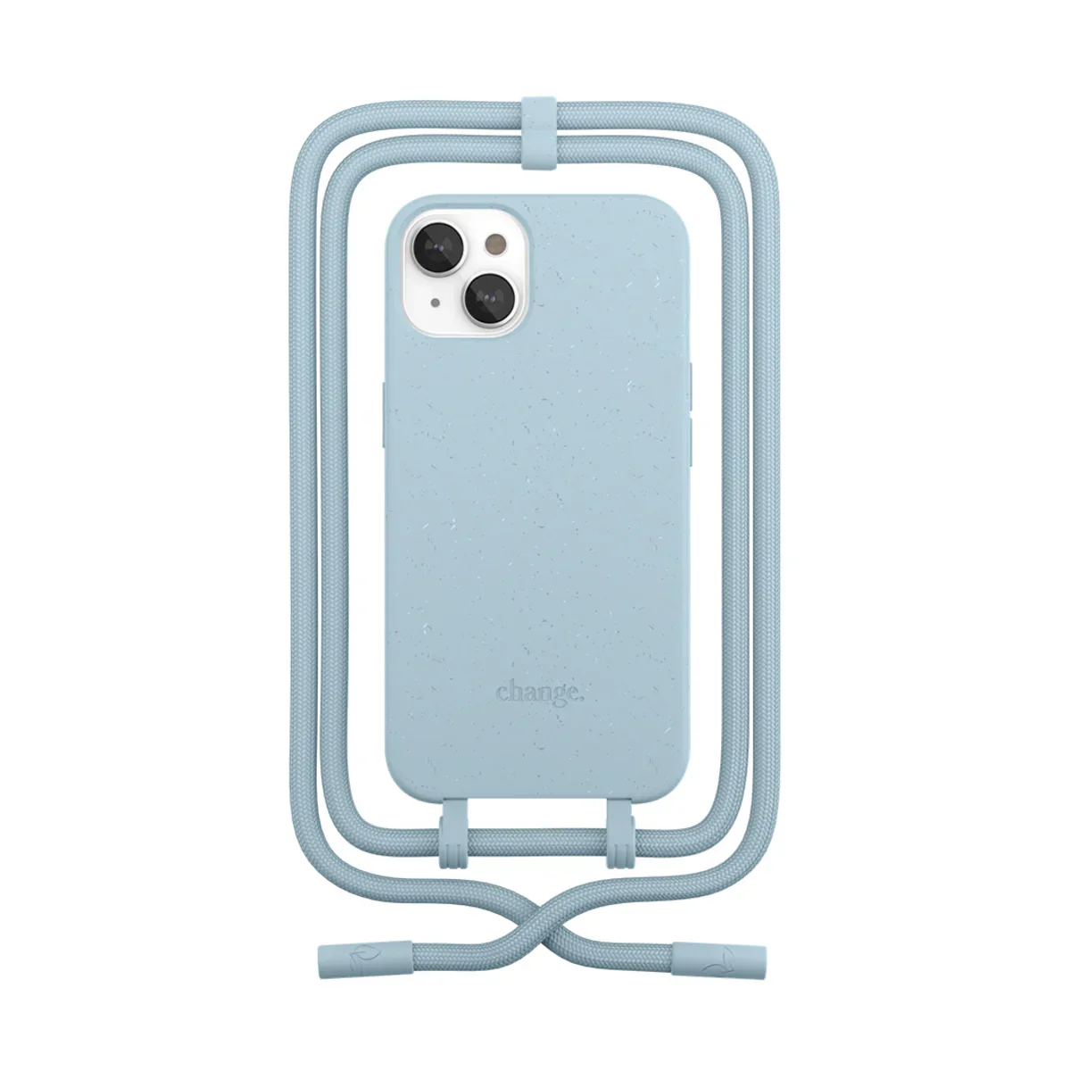 Husa de protectie Woodcessories Change Case pentru iPhone 13, Pastel Blue