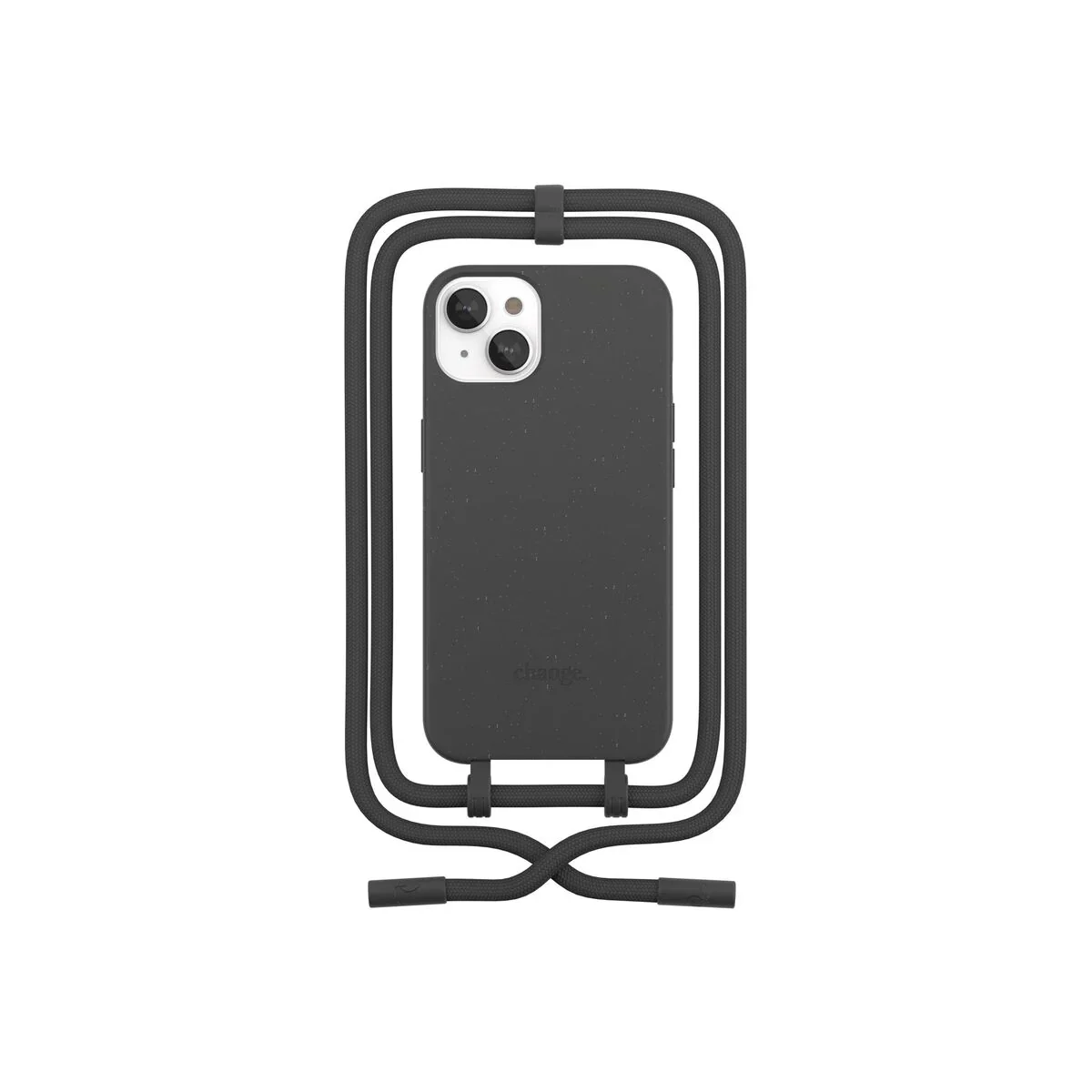 Husa de protectie Woodcessories Change Case pentru iPhone 14, Negru