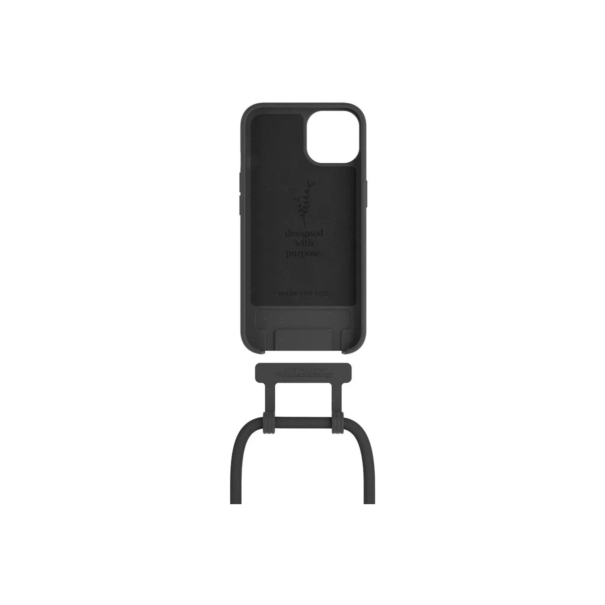 Husa de protectie Woodcessories Change Case pentru iPhone 14 Plus, Negru - Image 8