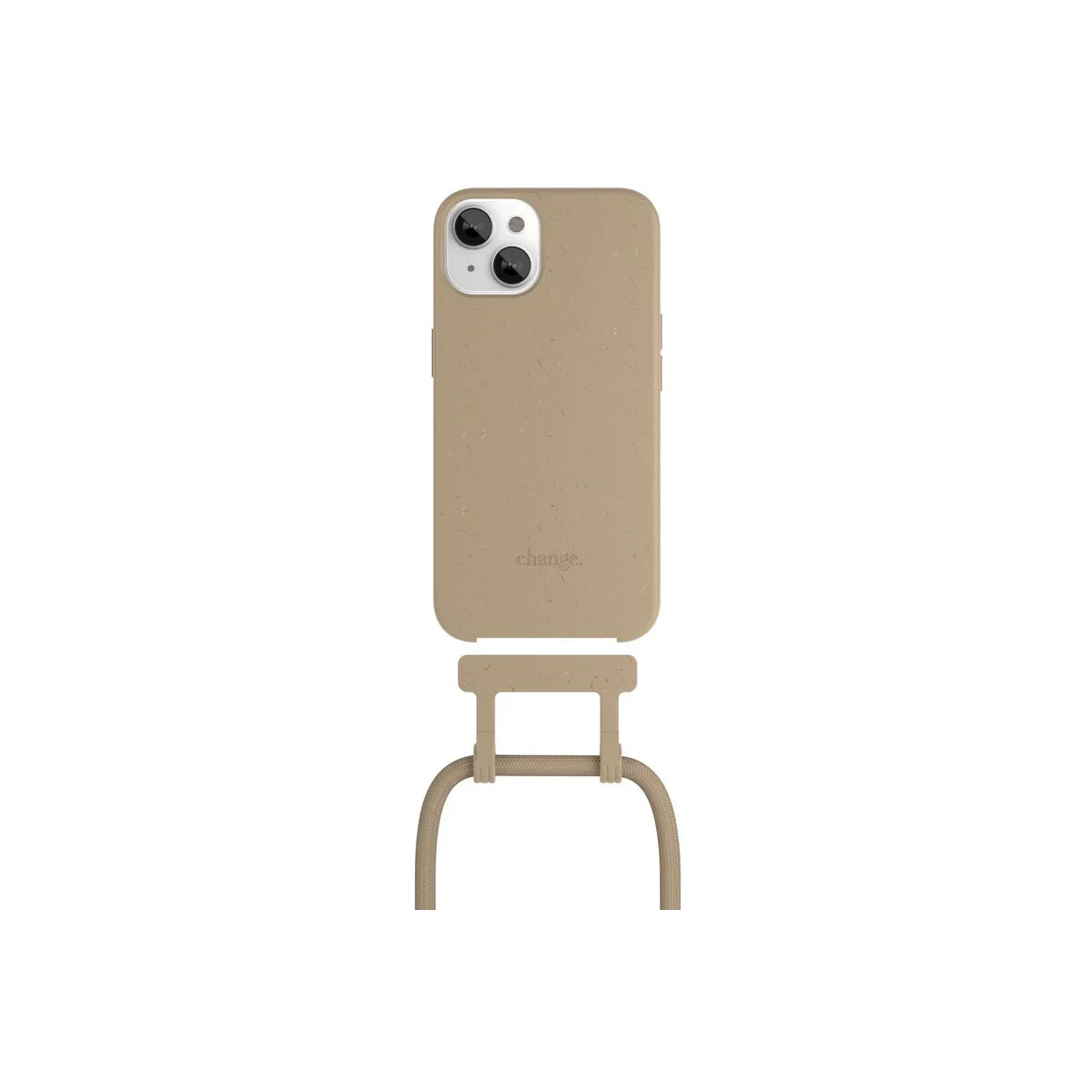 Husa de protectie Woodcessories Change Case pentru iPhone 14 Plus, Taupe - Image 2