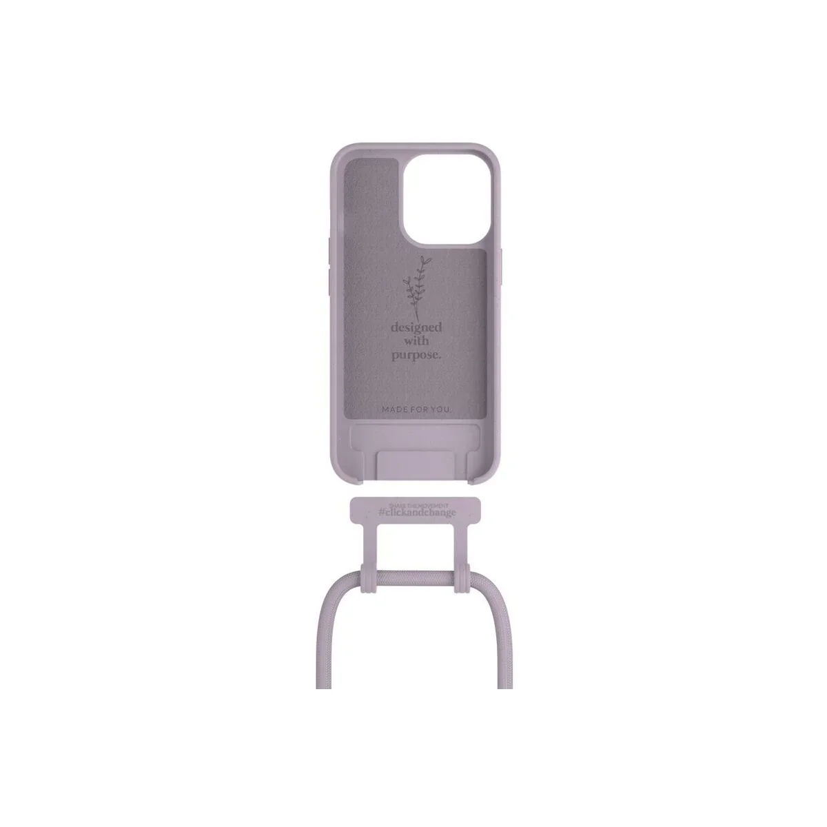 Husa de protectie Woodcessories Change Case pentru iPhone 14 Pro, Liliac - Image 7