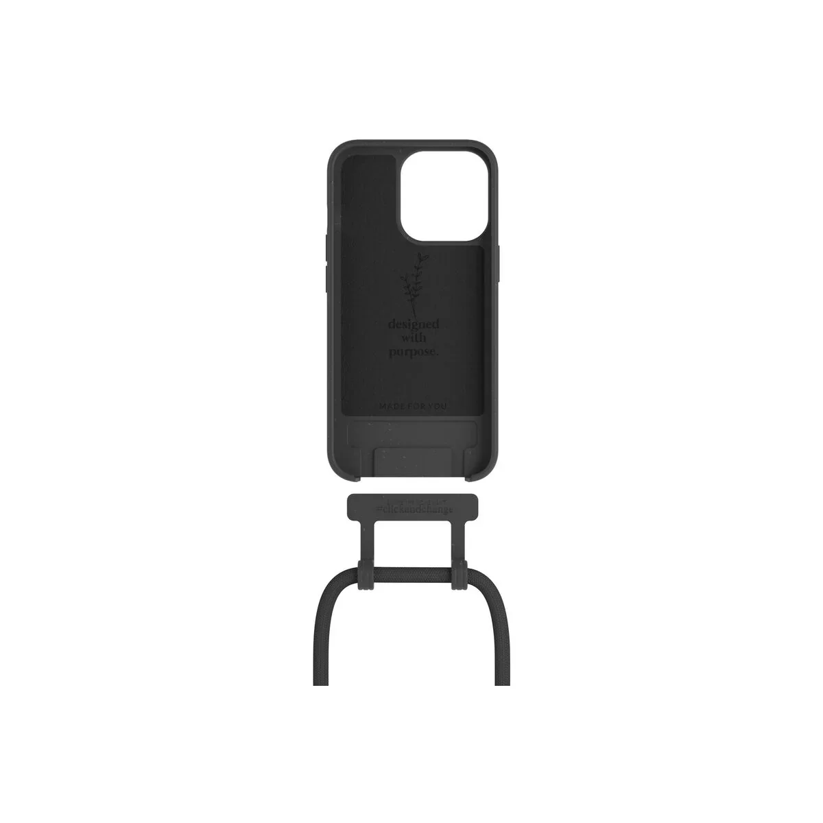 Husa de protectie Woodcessories Change Case pentru iPhone 14 Pro Max, Negru - Image 6