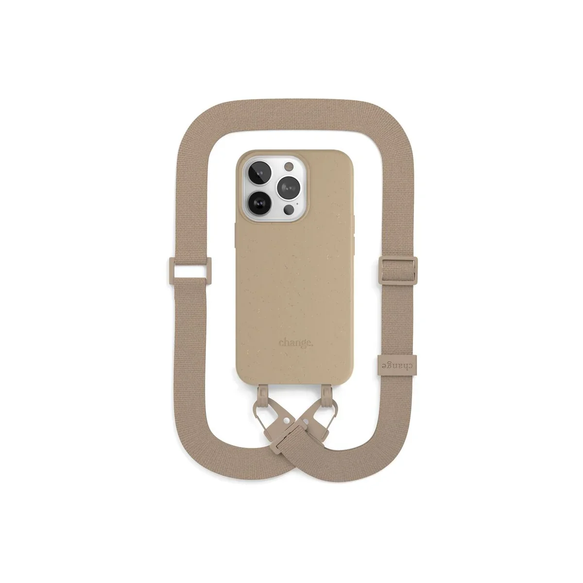 Husa de protectie Woodcessories Change Case pentru iPhone 14 Pro Max, Taupe